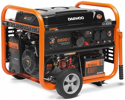 Генератор  Daewoo GDA 9500Е бенз. 8 кВт, 30 л, 100 кг