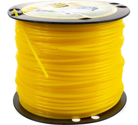 Бесшумный шнур 2,4мм/ 97м S-PRO круг (желт.4930) 303231